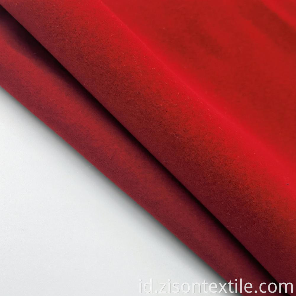 Pure Color Polyester Fleece Flocking Fabric